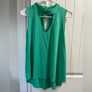 Green Sleeveless Top